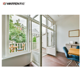 Warren 6ft Modern Interior Glass French Doors White Internal Doors